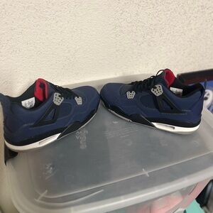 Jordan 4’s. Blue, Black & Grey, Good Condition, No Box Size 13